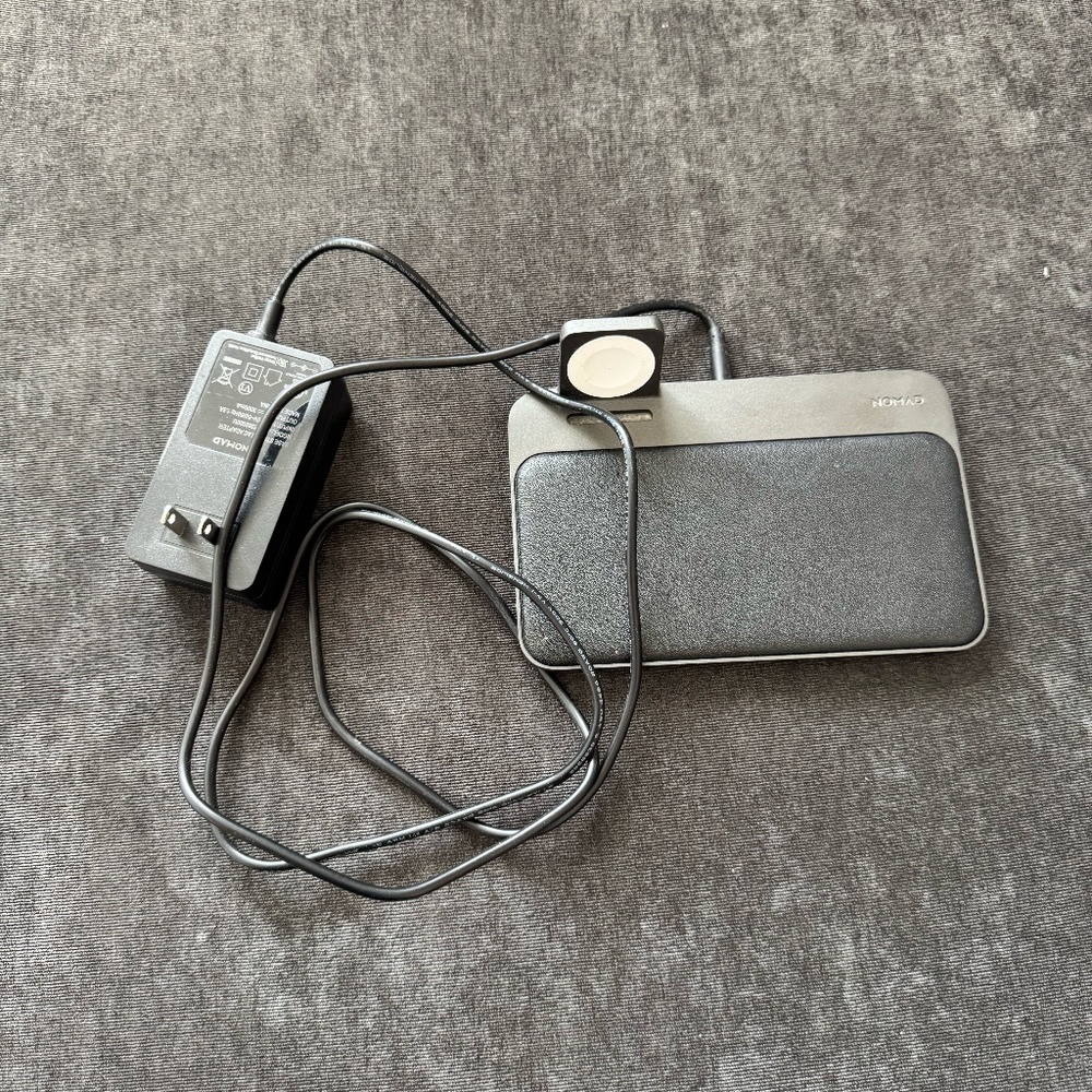 Nomad Apple Watch and iPhone wireless charger